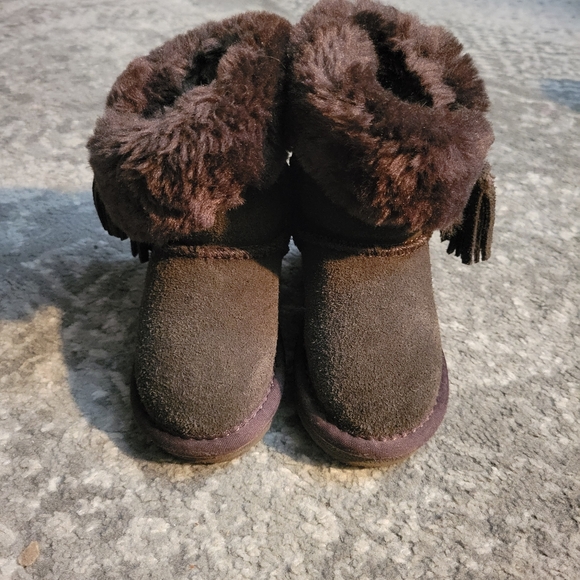 Lamo Apres Chocolate Tassel Kids Boot Size 7 - Picture 3 of 11